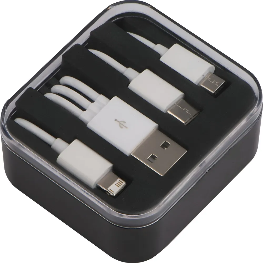Kabel do ładowania 3w1 BRITTANY, wariant 2078403, zdjęcie 1 z 8