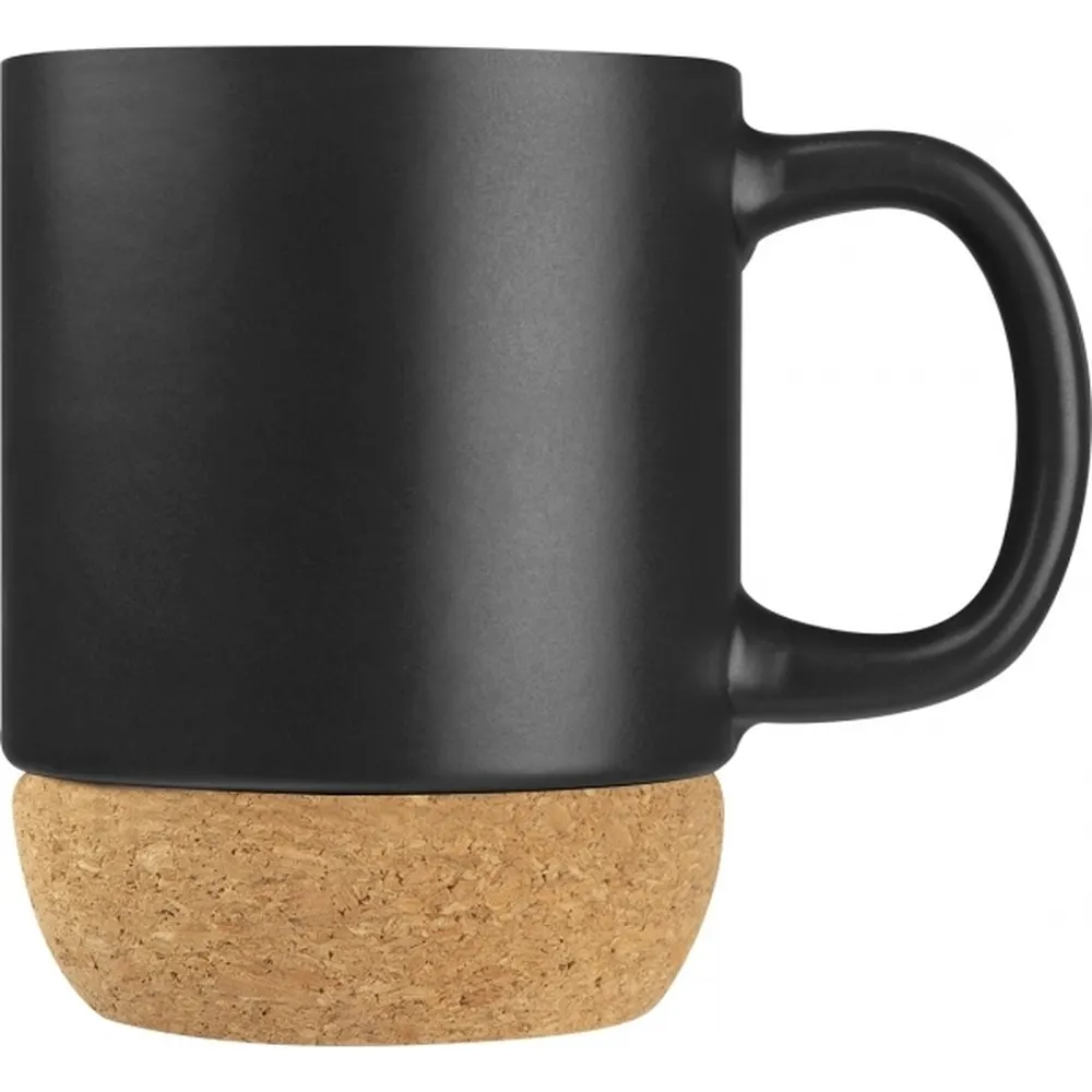 Kubek ceramiczny z korkiem GISTEL 350 ml, wariant 241803, zdjęcie 1 z 5