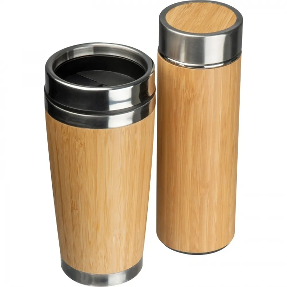 Zestaw kubek termiczny 360 ml i butelka termiczna 450 ml HECTOR, wariant 6297913, zdjęcie 1 z 9