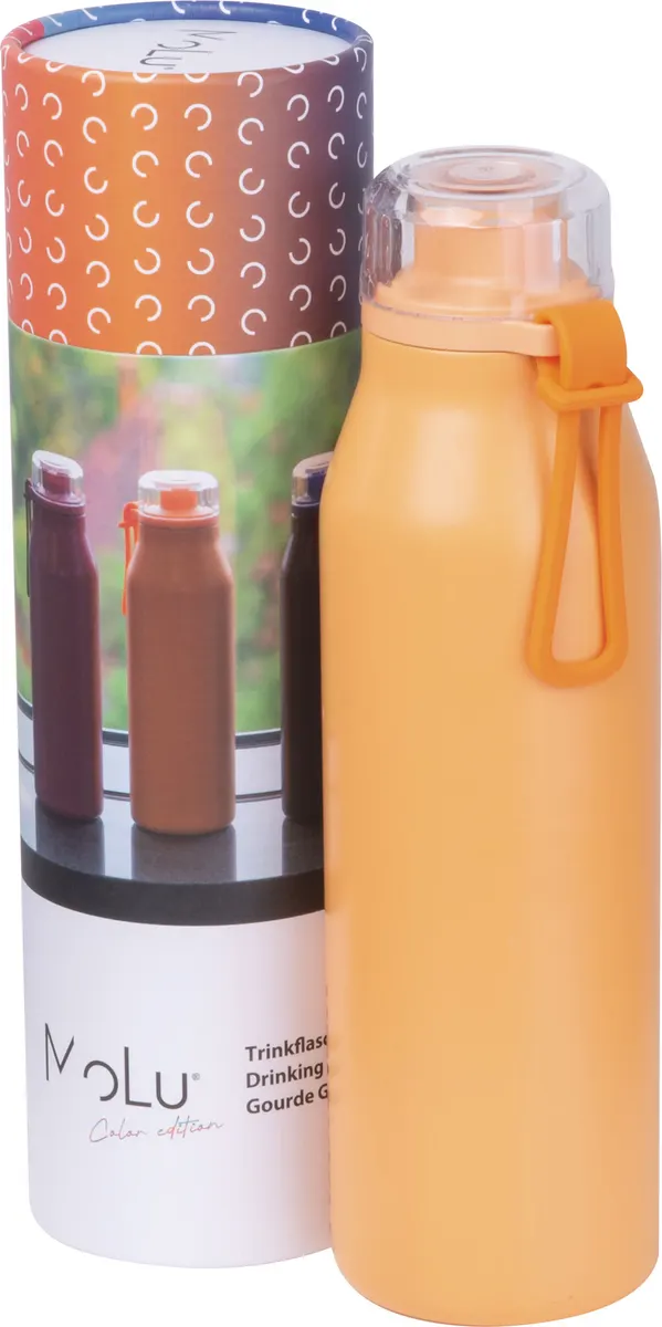 Butelka termiczna stalowa z recyklingu GRAND HAVEN MoLu 640 ml, wariant 534910, zdjęcie 1 z 12