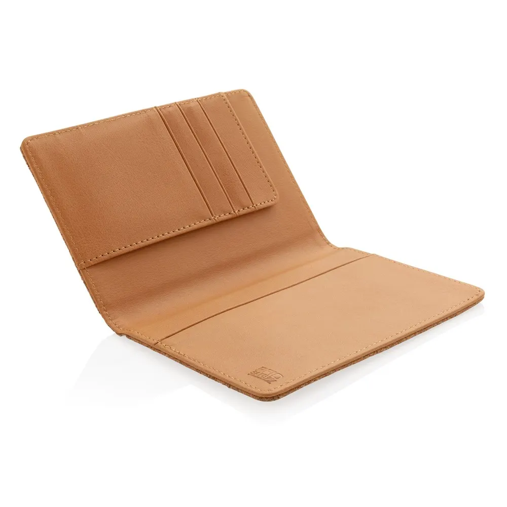 Korkowe etui na karty kredytowe i paszport, ochrona RFID, wariant P820.459, zdjęcie 1 z 14