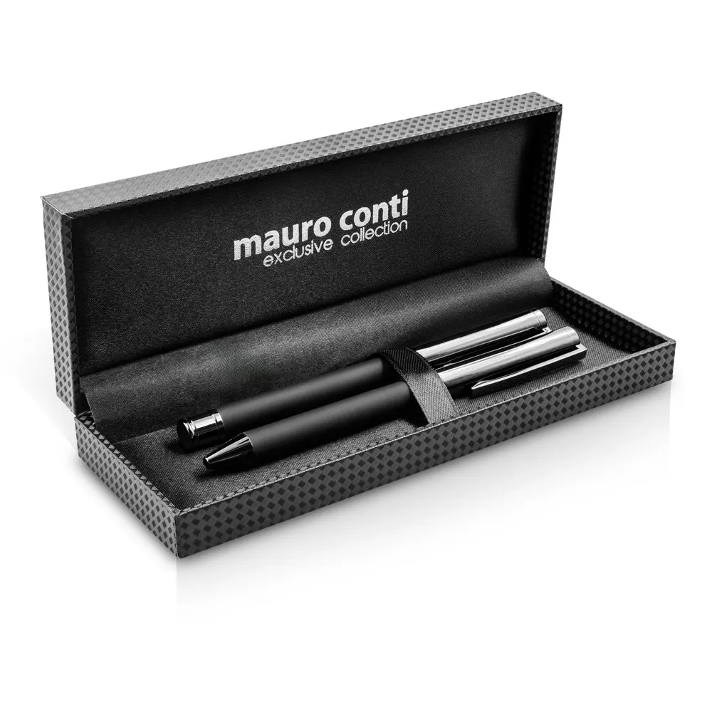 Zestaw piśmienniczy Mauro Conti, długopis i pióro kulkowe | Willie, wariant V9346-03, zdjęcie 1 z 13
