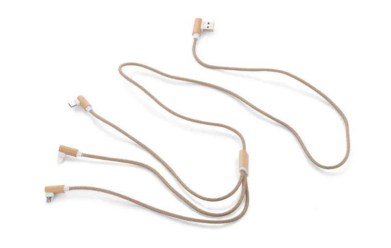 Kabel USB 3 w 1 FLAX, wariant 09141-17, zdjęcie 1 z 14