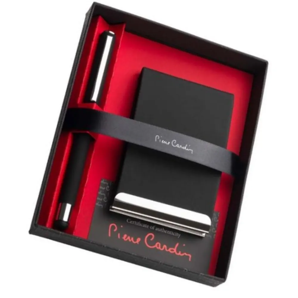 Zestaw etui na wizytówki i pióro kulkowe touch pen CONCORDE Pierre Cardin, wariant B3500700IP303, zdjęcie 1 z 5