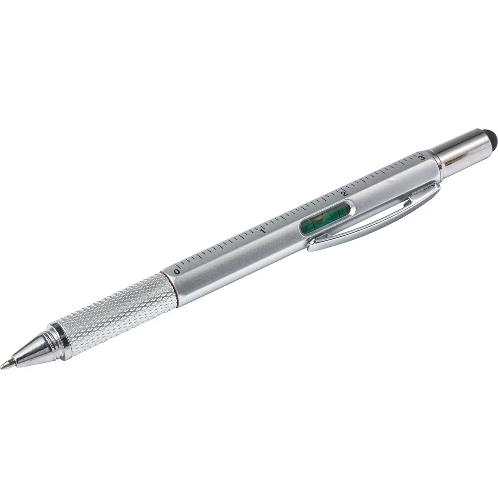 Długopis wielofunkcyjny, linijka, poziomica, touch pen, wariant V1919-32, zdjęcie 1 z 10
