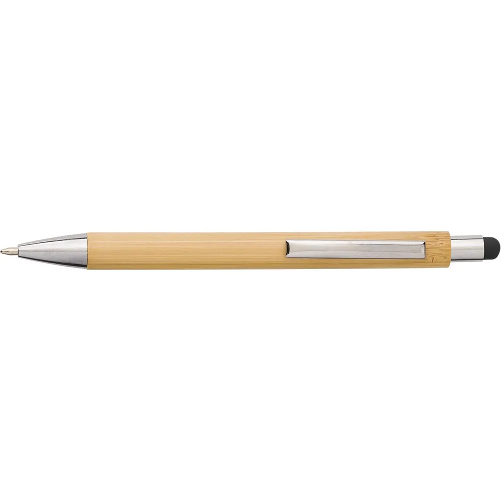 Bambusowy długopis, touch pen, wariant V9335-03, zdjęcie 1 z 4