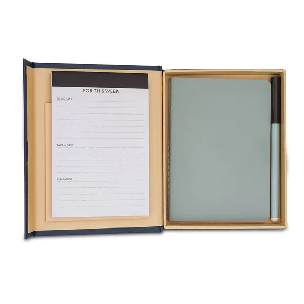 Notes i planner w upominkowym pudełku Kampa, granatowy - druga jakość, wariant R73648.42.IIQ, zdjęcie 1 z 9
