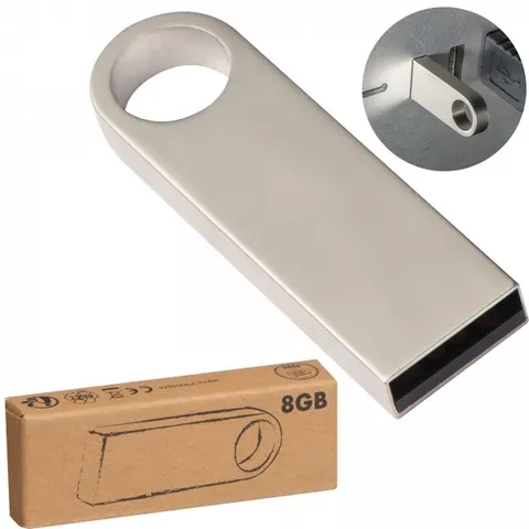 Pendrive metalowy 8GB 2.0 EDYTA