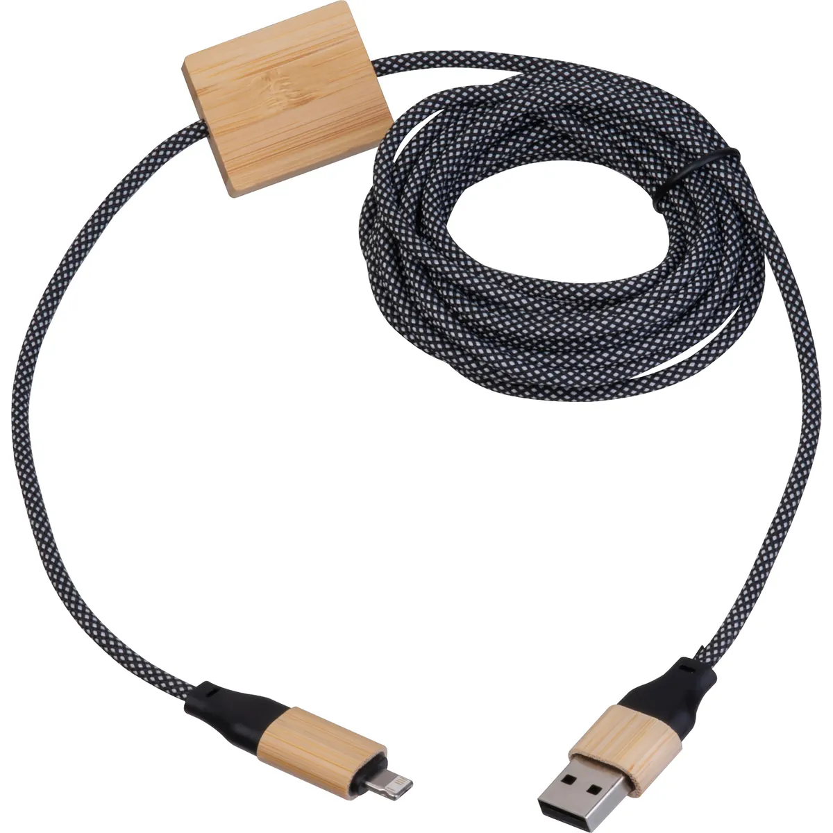 Kabel do szybkiego ładowania 4w1, 3m KRISTIN, wariant 3543413, zdjęcie 1 z 6