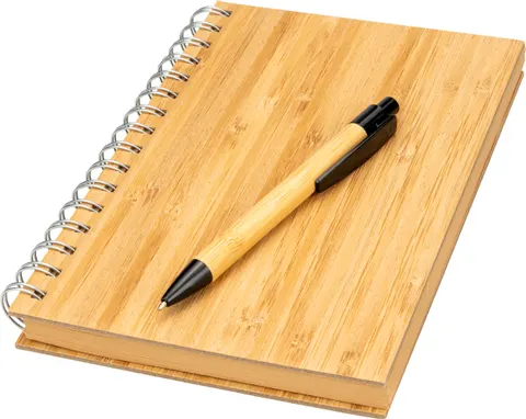 Notes A5 w linie z papieru z recyklingu z długopisem PISA