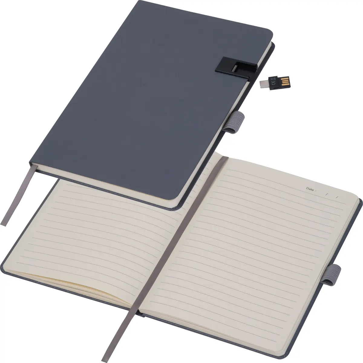 Notatnik A5 w linie z USB 16GB FRANCESCO, wariant 3539377, zdjęcie 1 z 9