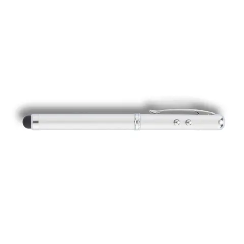 Długopis 4 w 1, touch pen, wskaźnik laserowy, latarka