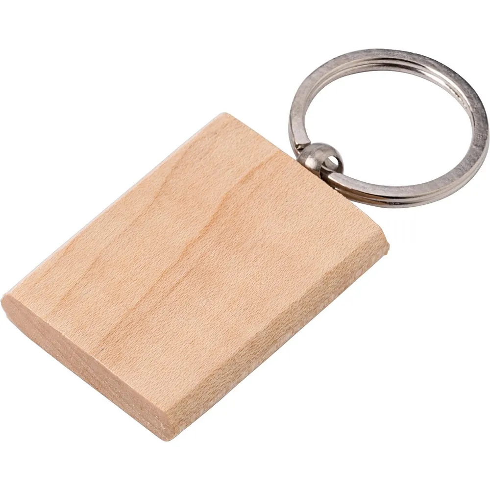 Drewniany brelok do kluczy, wariant V0550-17, zdjęcie 1 z 4
